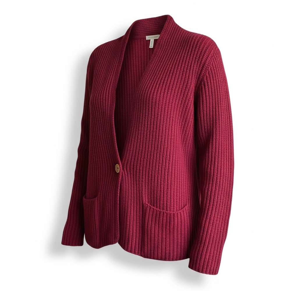 L.L. Bean‎ Women's Knit Cardigan - Rich Burgundy